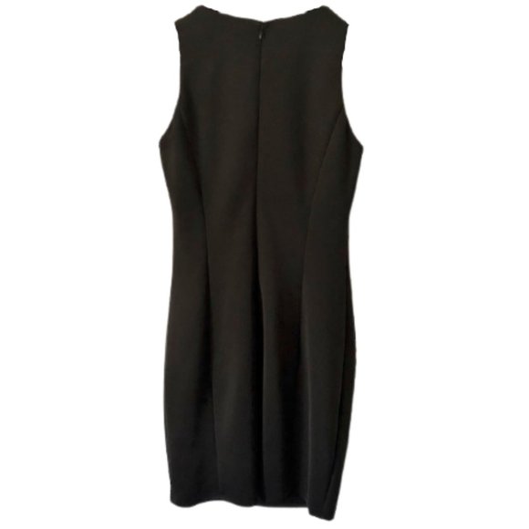 Bagley Mischka Belle Beaded Cocktail Dress - Black/Jet Detailed Beading - 6 - Picture 5 of 9